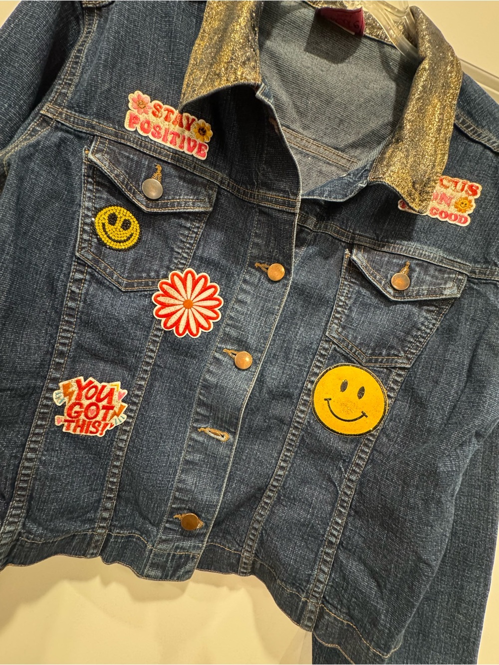 Denim Patchwork Jacket - Picture 5 of 7